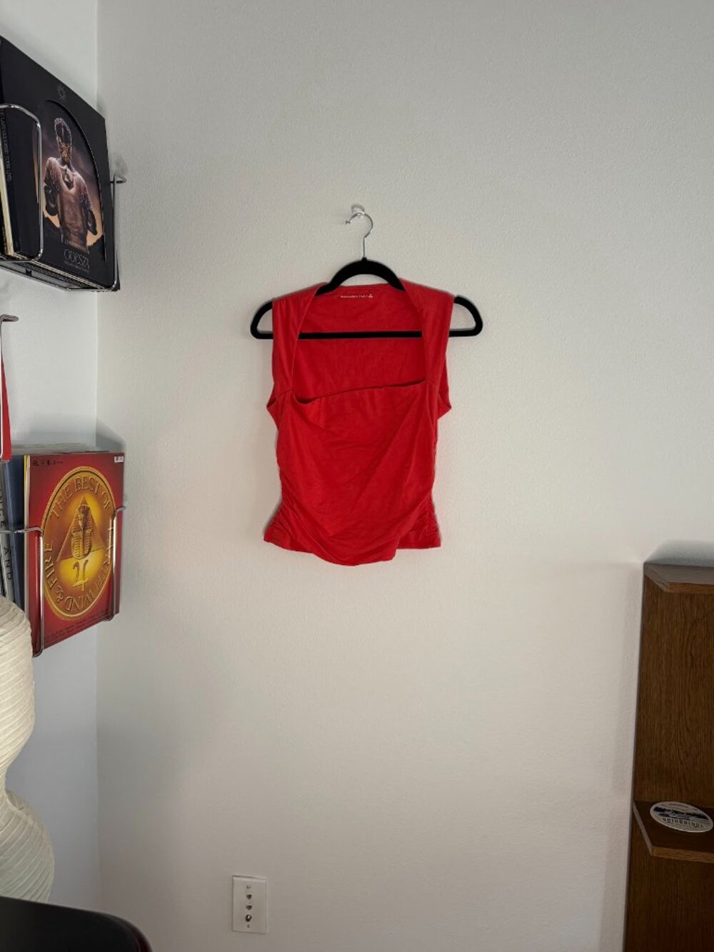 Abercrombie & Fitch Red Ava Top - Medium